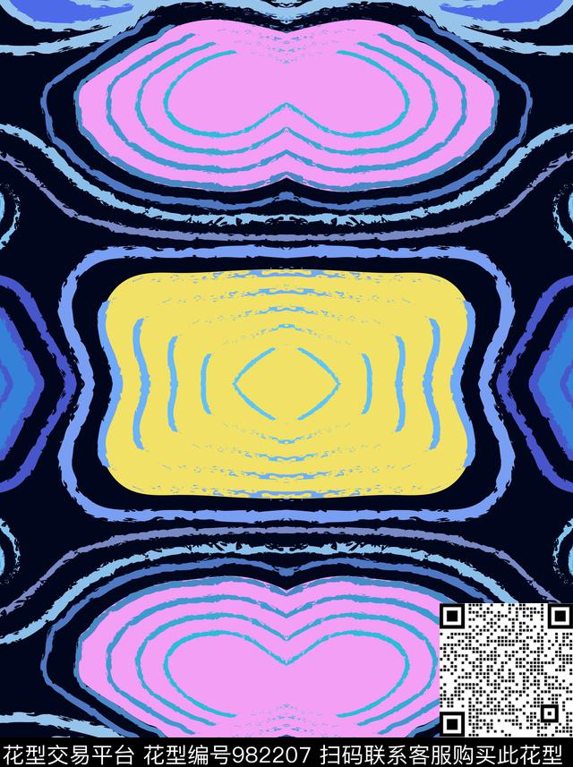 趣味女装潮牌数码印花华亿平台下载（图片编号: 982207） - 瓦栏（Walan）