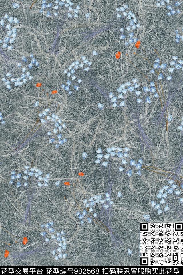 数码华亿平台肌理棉麻数码印花华亿平台下载（图片编号: 982568） - 瓦栏（Walan）