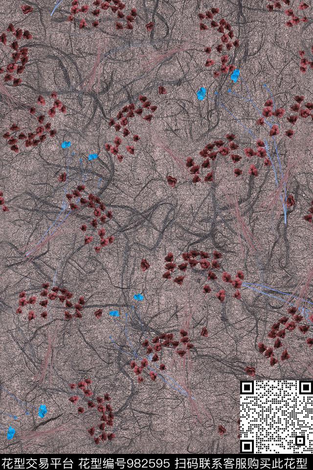 数码华亿平台肌理棉麻数码印花华亿平台下载（图片编号: 982595） - 瓦栏（Walan）