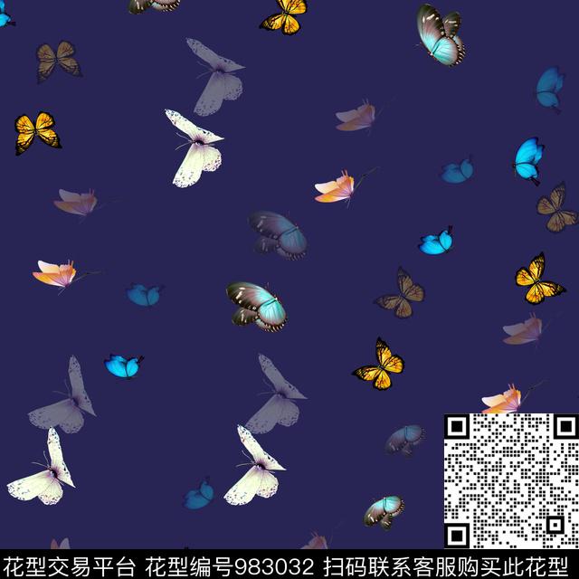 动物花卉中国风数码华亿平台数码印花华亿平台下载（图片编号: 983032） - 瓦栏（Walan）