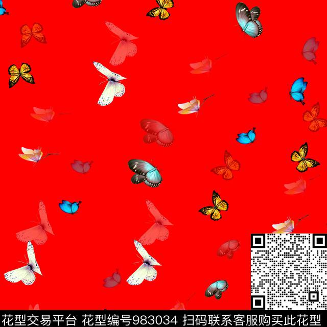 动物花卉中国风数码华亿平台数码印花华亿平台下载（图片编号: 983034） - 瓦栏（Walan）