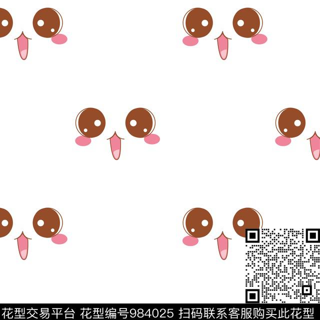 动物花卉卡通可爱传统印花华亿平台下载（图片编号: 984025） - 瓦栏（Walan）