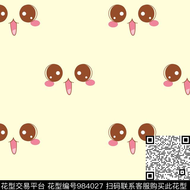 动物花卉卡通可爱传统印花华亿平台下载（图片编号: 984027） - 瓦栏（Walan）