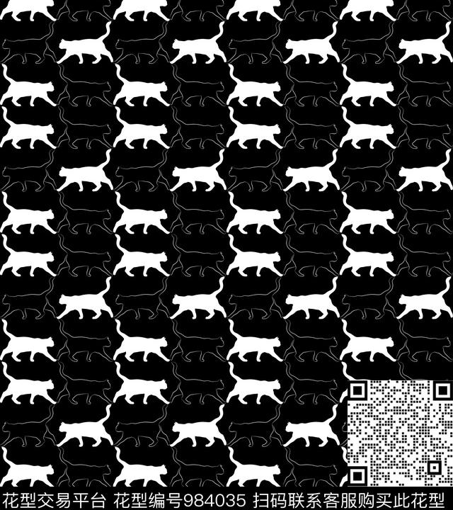 衬衫裤子猫头鹰传统印花华亿平台下载（图片编号: 984035） - 瓦栏（Walan）