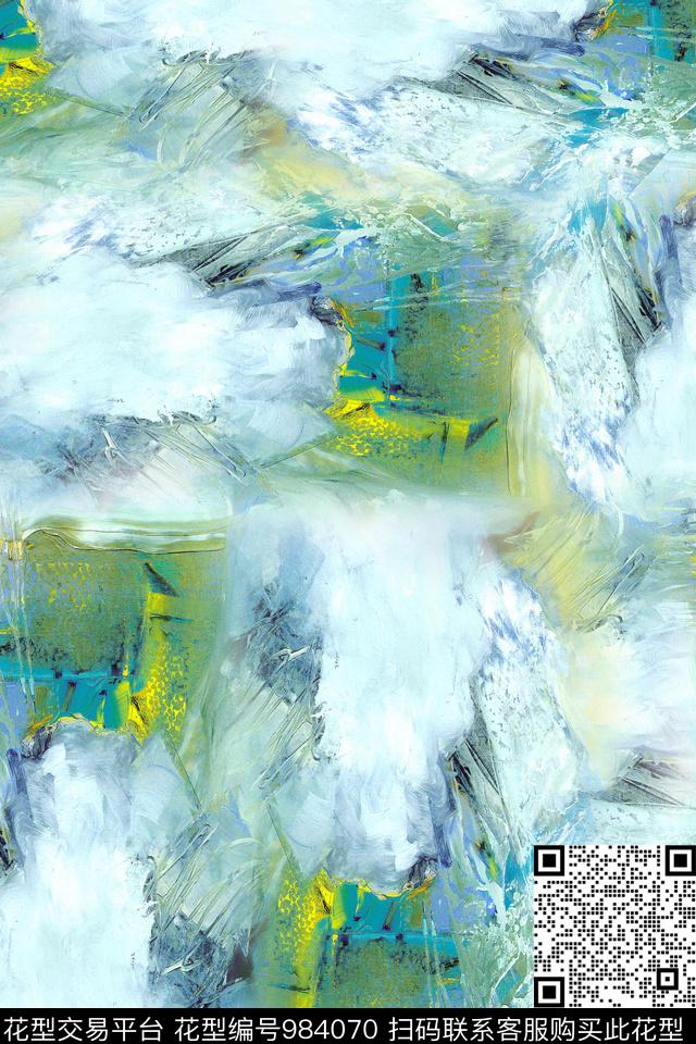 数码华亿平台肌理棉麻数码印花华亿平台下载（图片编号: 984070） - 瓦栏（Walan）