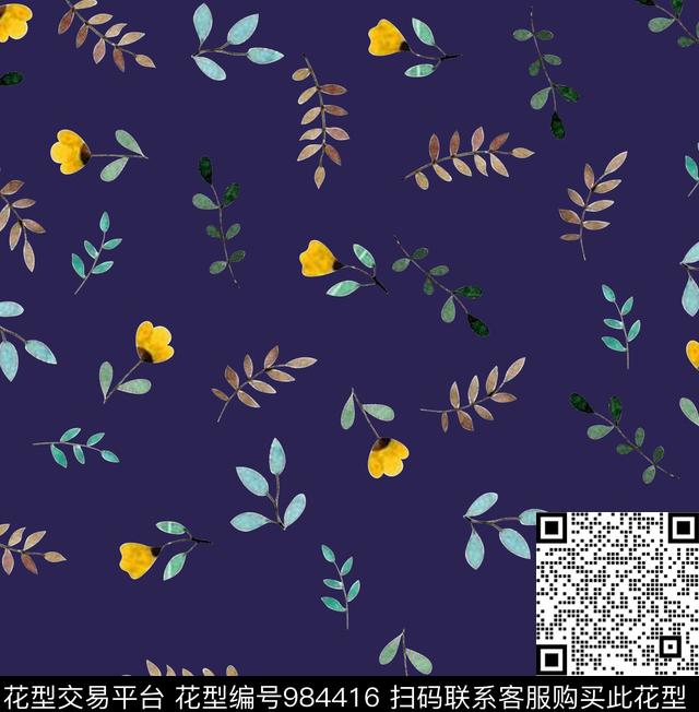 衬衫鲜花少女传统印花华亿平台下载（图片编号: 984416） - 瓦栏（Walan）