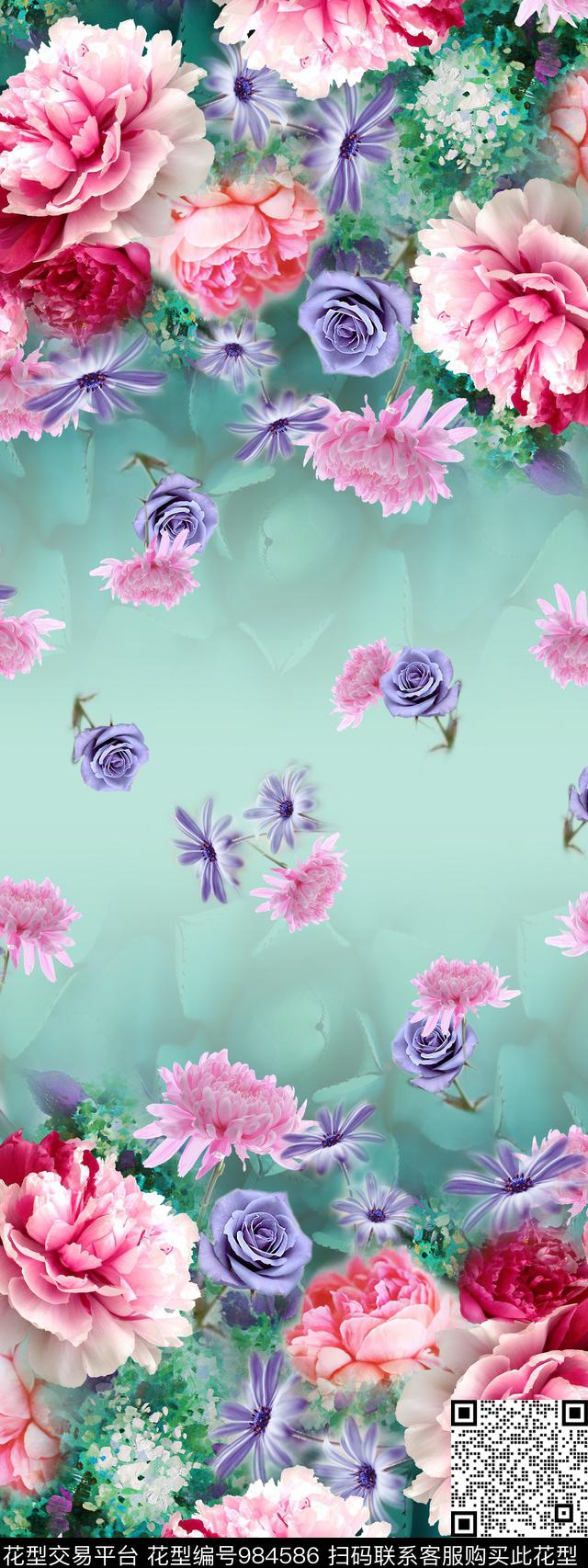 数码华亿平台家纺复古数码印花华亿平台下载（图片编号: 984586） - 瓦栏（Walan）