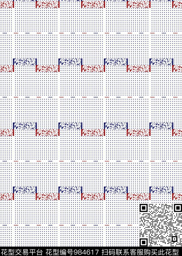 几何潮牌大牌风传统印花华亿平台下载（图片编号: 984617） - 瓦栏（Walan）