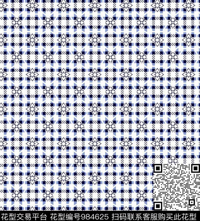 几何潮牌大牌风传统印花华亿平台下载（图片编号: 984625） - 瓦栏（Walan）