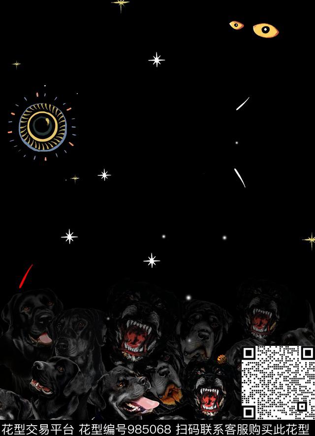 星空狗GIVENCHY数码印花华亿平台下载（图片编号: 985068） - 瓦栏（Walan）
