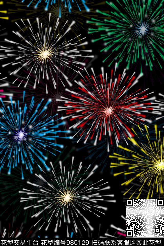 数码华亿平台烟火1/2接数码印花华亿平台下载（图片编号: 985129） - 瓦栏（Walan）