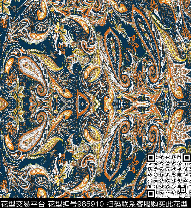 数码华亿平台淑女花卉数码印花华亿平台下载（图片编号: 985910） - 瓦栏（Walan）
