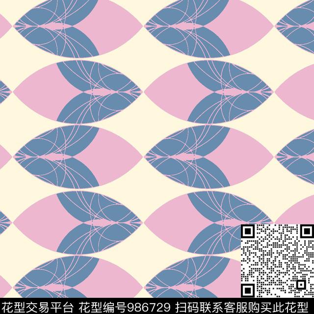 抽象女装大牌风传统印花华亿平台下载（图片编号: 986729） - 瓦栏（Walan）