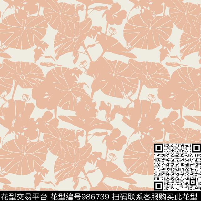 花卉女装大牌风传统印花华亿平台下载（图片编号: 986739） - 瓦栏（Walan）