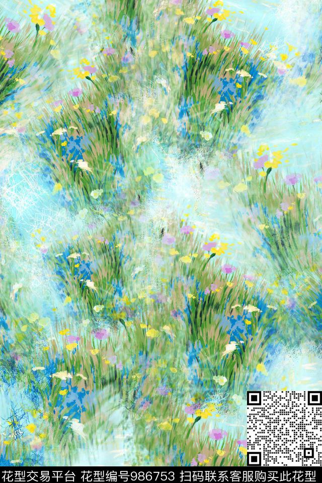 数码华亿平台肌理棉麻数码印花华亿平台下载（图片编号: 986753） - 瓦栏（Walan）