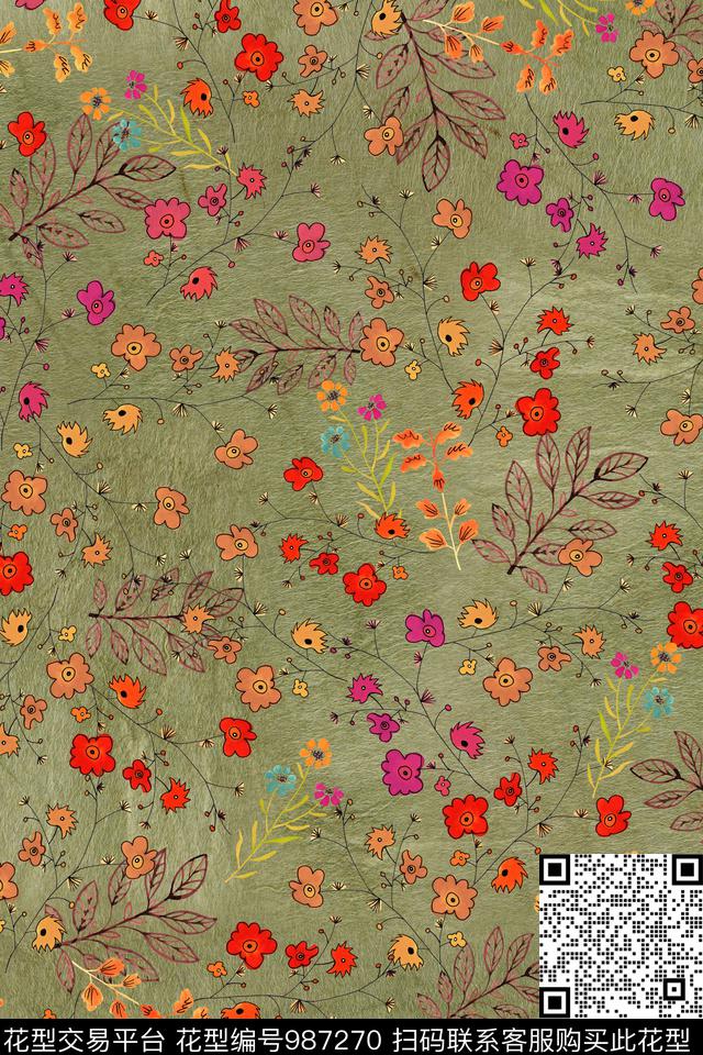 数码华亿平台趣味肌理数码印花华亿平台下载（图片编号: 987270） - 瓦栏（Walan）