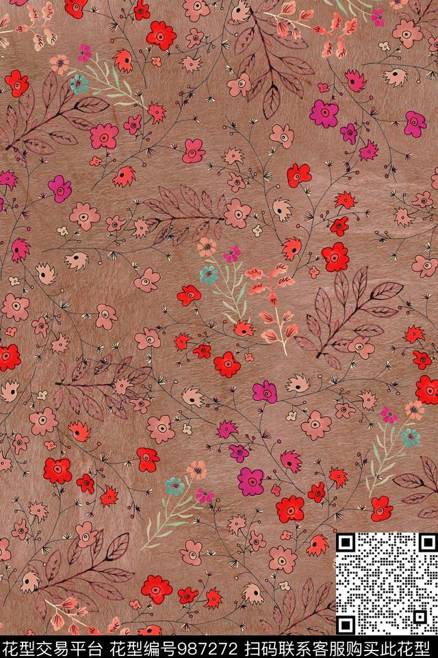 数码华亿平台趣味肌理数码印花华亿平台下载（图片编号: 987272） - 瓦栏（Walan）