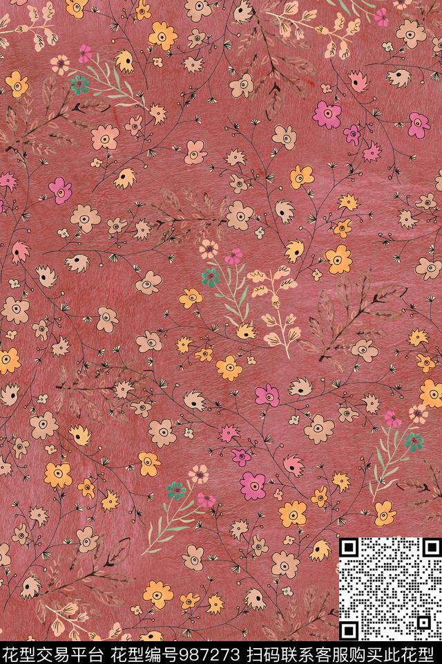 数码华亿平台趣味肌理数码印花华亿平台下载（图片编号: 987273） - 瓦栏（Walan）