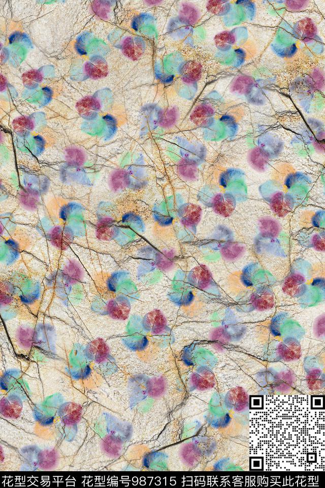 数码华亿平台肌理棉麻数码印花华亿平台下载（图片编号: 987315） - 瓦栏（Walan）