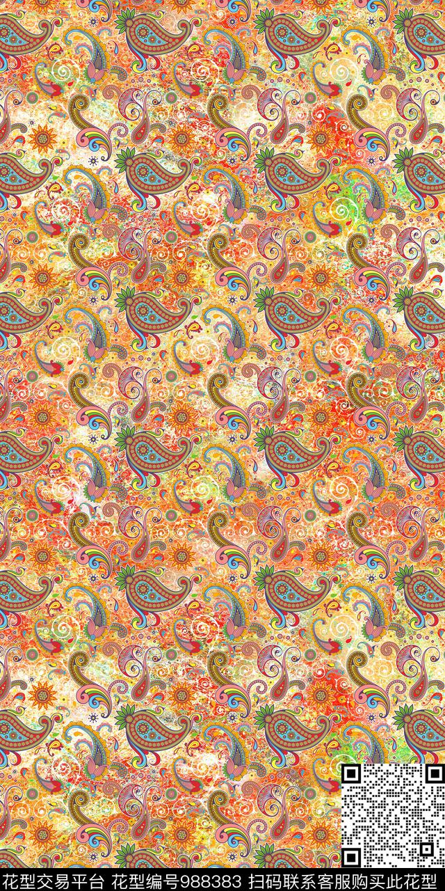 数码华亿平台趣味肌理数码印花华亿平台下载（图片编号: 988383） - 瓦栏（Walan）