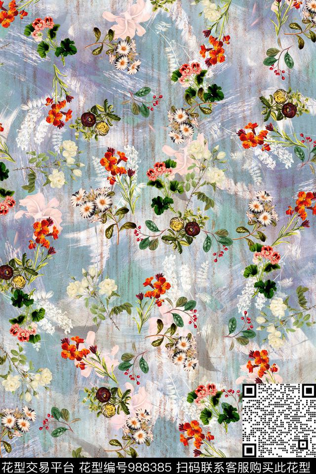 数码华亿平台趣味肌理数码印花华亿平台下载（图片编号: 988385） - 瓦栏（Walan）