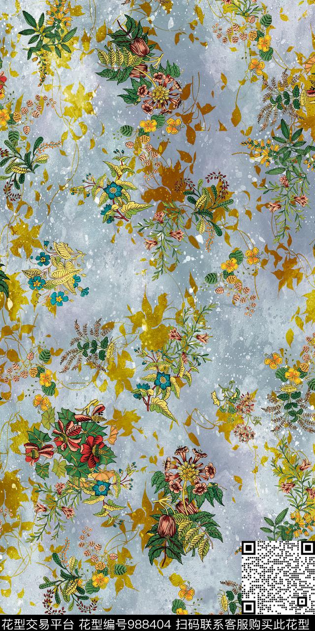 数码华亿平台趣味肌理数码印花华亿平台下载（图片编号: 988404） - 瓦栏（Walan）