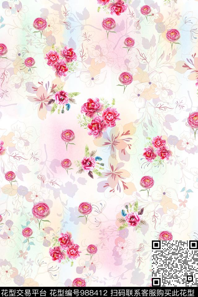 数码华亿平台趣味肌理数码印花华亿平台下载（图片编号: 988412） - 瓦栏（Walan）