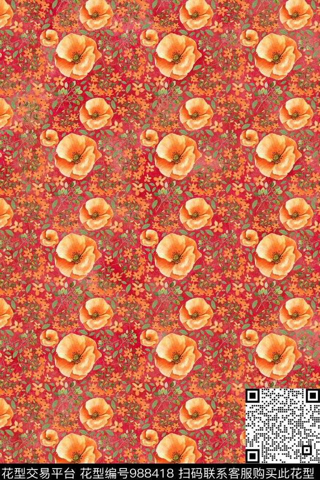 数码华亿平台趣味肌理数码印花华亿平台下载（图片编号: 988418） - 瓦栏（Walan）