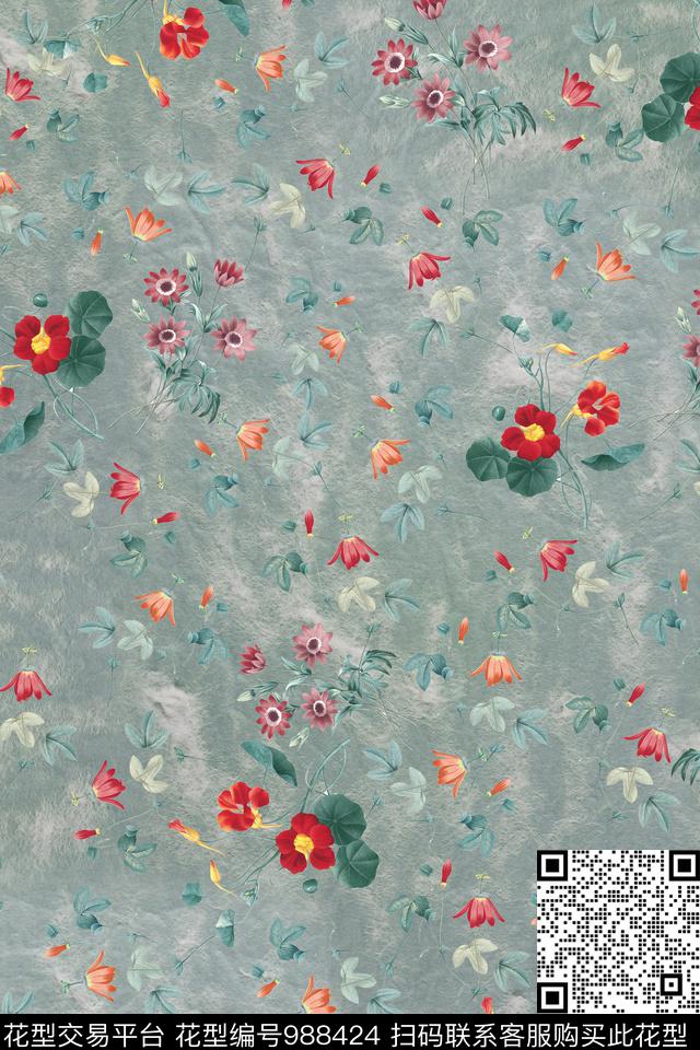 数码华亿平台趣味肌理数码印花华亿平台下载（图片编号: 988424） - 瓦栏（Walan）