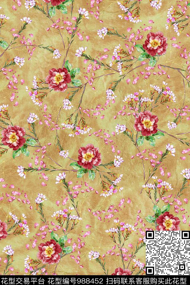 数码华亿平台趣味肌理数码印花华亿平台下载（图片编号: 988452） - 瓦栏（Walan）