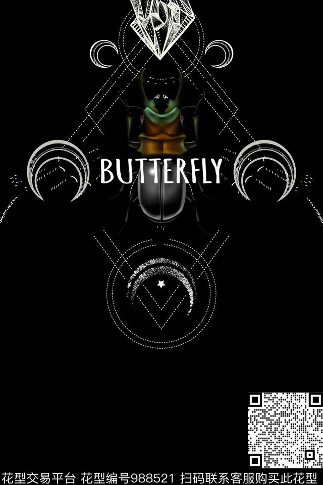 卡通趣味男装数码印花华亿平台下载（图片编号: 988521） - 瓦栏（Walan）