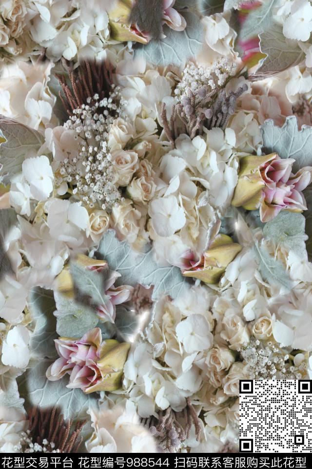 数码华亿平台素雅女装数码印花华亿平台下载（图片编号: 988544） - 瓦栏（Walan）