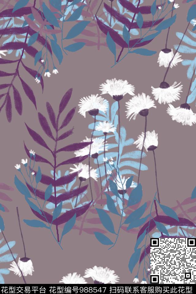 素雅女装简约传统印花华亿平台下载（图片编号: 988547） - 瓦栏（Walan）