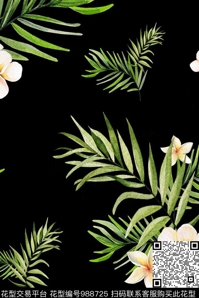 可爱小碎花休闲数码印花华亿平台下载（图片编号: 988725） - 瓦栏（Walan）