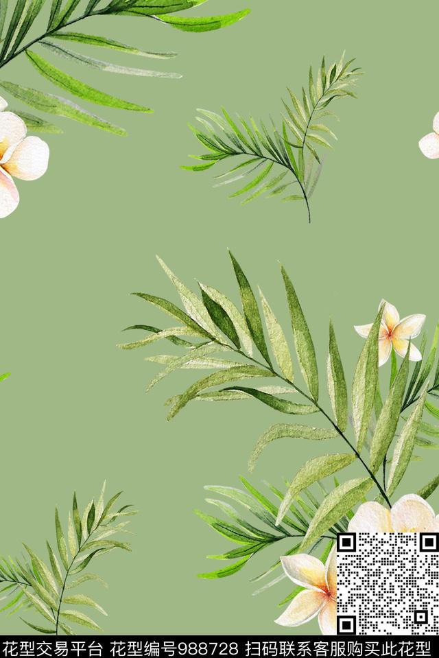 可爱小碎花休闲数码印花华亿平台下载（图片编号: 988728） - 瓦栏（Walan）