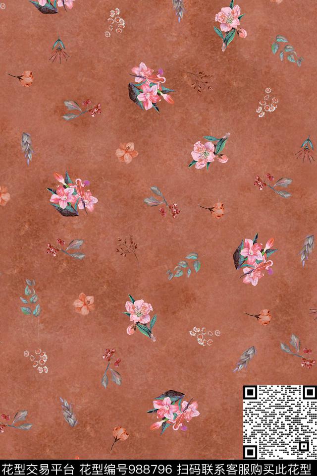 格子趣味线条数码印花华亿平台下载（图片编号: 988796） - 瓦栏（Walan）