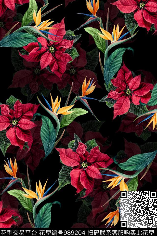 大花数码印花华亿平台下载（图片编号: 989204） - 瓦栏（Walan）