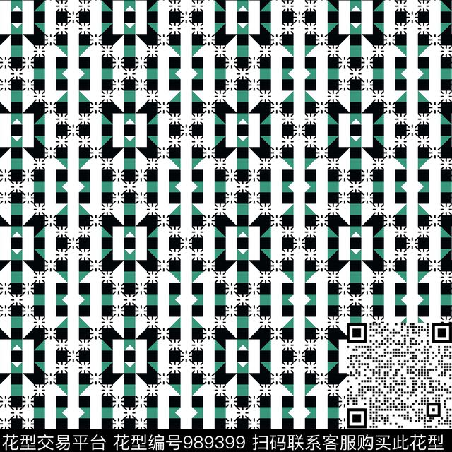 几何潮牌大牌风传统印花华亿平台下载（图片编号: 989399） - 瓦栏（Walan）