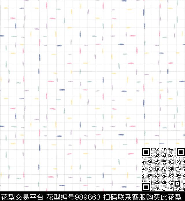 抽象男装几何定位条格数码印花华亿平台下载（图片编号: 989863） - 瓦栏（Walan）