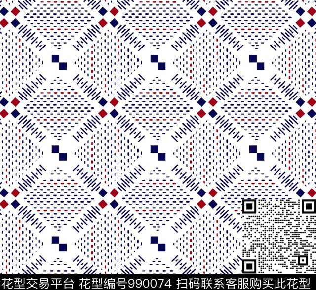 几何潮牌大牌风传统印花华亿平台下载（图片编号: 990074） - 瓦栏（Walan）