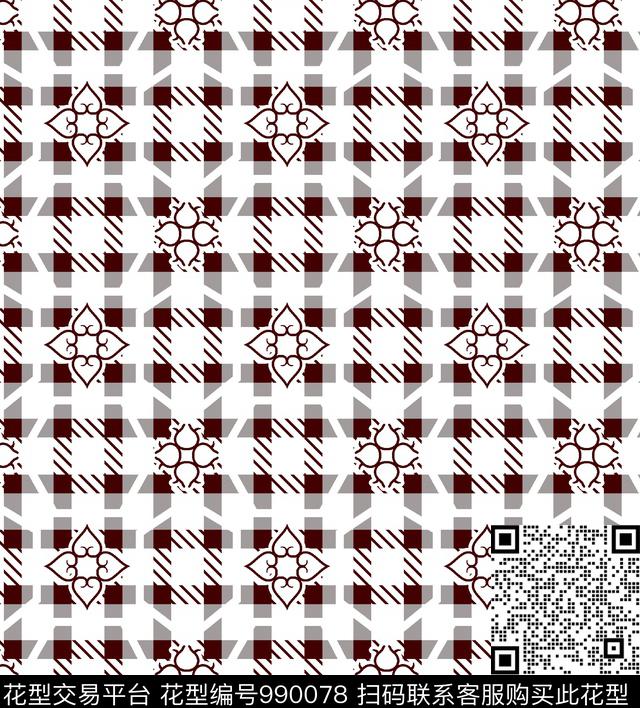 几何潮牌大牌风传统印花华亿平台下载（图片编号: 990078） - 瓦栏（Walan）
