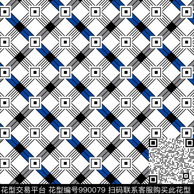 几何潮牌大牌风传统印花华亿平台下载（图片编号: 990079） - 瓦栏（Walan）