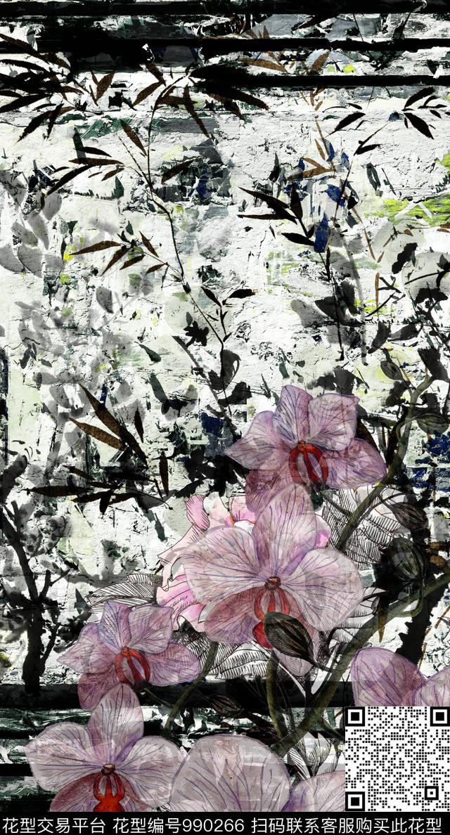 民族风抽象几何数码印花华亿平台下载（图片编号: 990266） - 瓦栏（Walan）