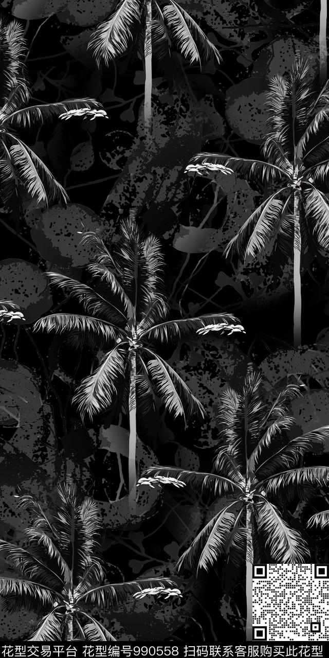 数码华亿平台男装抽象数码印花华亿平台下载（图片编号: 990558） - 瓦栏（Walan）