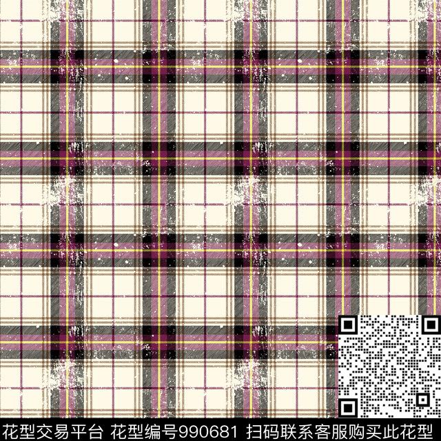格子大牌风矢量传统印花华亿平台下载（图片编号: 990681） - 瓦栏（Walan）