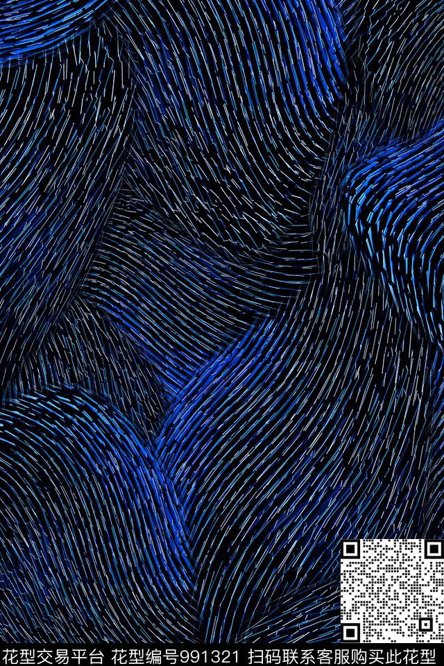 3D立体肌理男装数码印花华亿平台下载（图片编号: 991321） - 瓦栏（Walan）