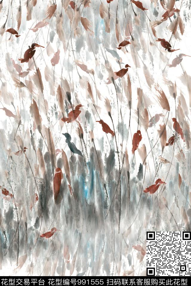 数码华亿平台芦苇女装数码印花华亿平台下载（图片编号: 991555） - 瓦栏（Walan）