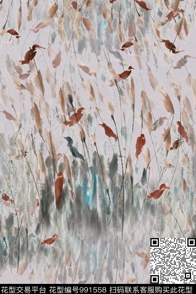 数码华亿平台芦苇女装数码印花华亿平台下载（图片编号: 991558） - 瓦栏（Walan）