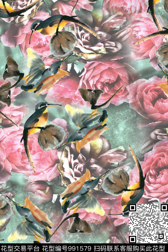 数码华亿平台休闲女装数码印花华亿平台下载（图片编号: 991579） - 瓦栏（Walan）