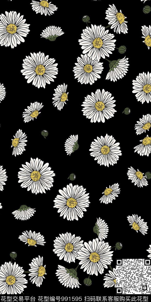数码华亿平台小碎花花卉数码印花华亿平台下载（图片编号: 991595） - 瓦栏（Walan）